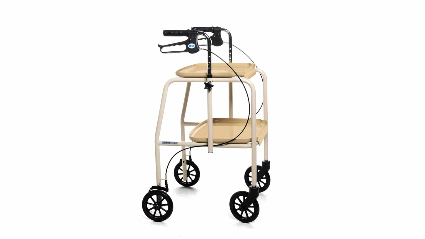 Days Tray Mobile Walker with Handbrakes