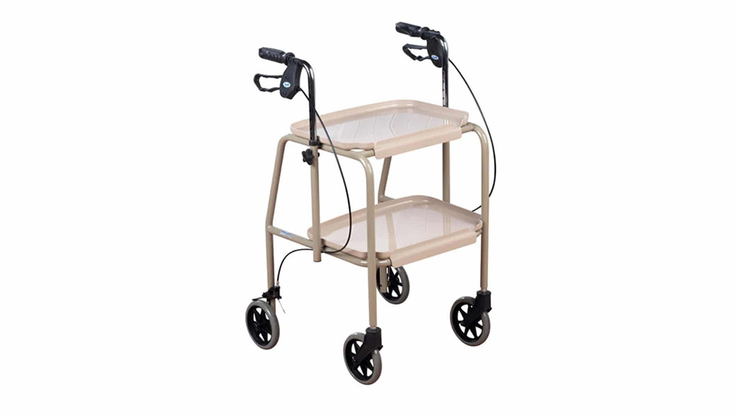 Days Tray Mobile Walker with Handbrakes