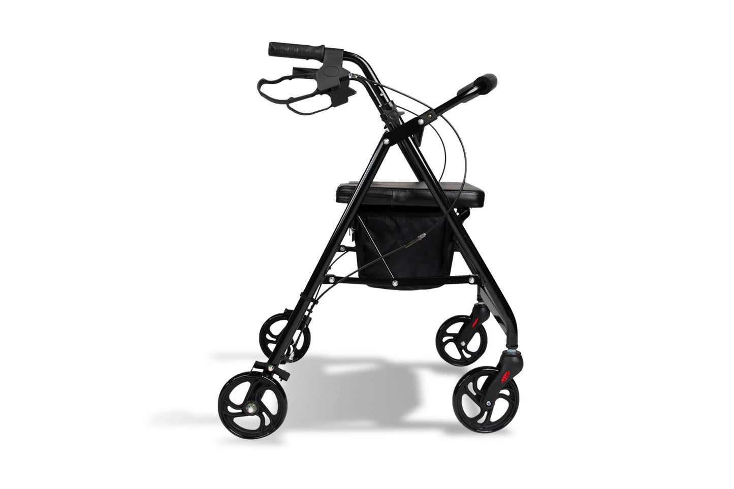 Hero Four Wheeled Rollator Walker with Seat - Bettacare Mobility | Walking Aids, Wheelchairs & Home Care Equipment