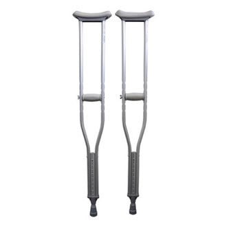 Adjustable aluminium underarm crutches – adult size