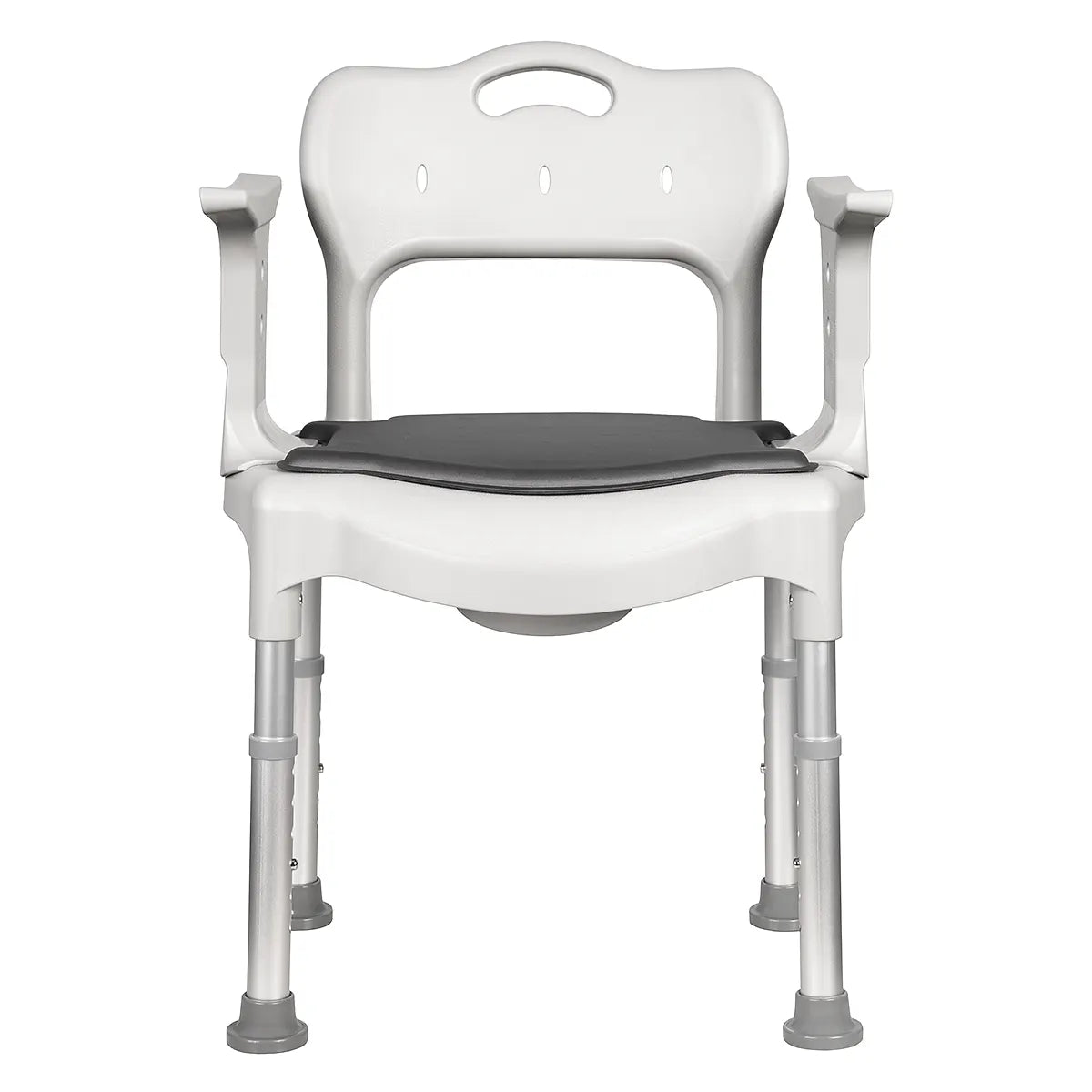 3-in-1 Adjustable Commode Shower Chair – Bedside & Over Toilet Aid