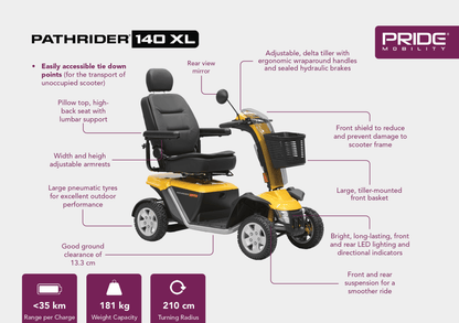 Pride Pathrider 140XL Mobility Scooter