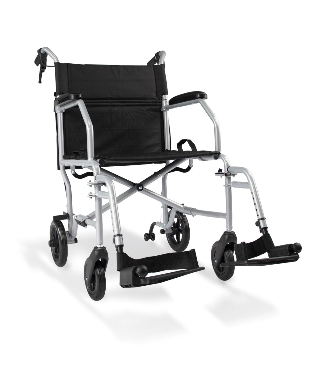 Hero Medical Feather Lite Transit Wheelchair – 18" Lightweight & Foldable - Bettacare Mobility