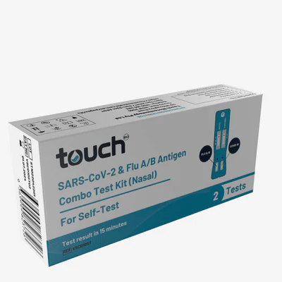 Combo self test SARS - CoV2 & Flu A/B Antigen Test Kit - 2pack - Bettacare Mobility